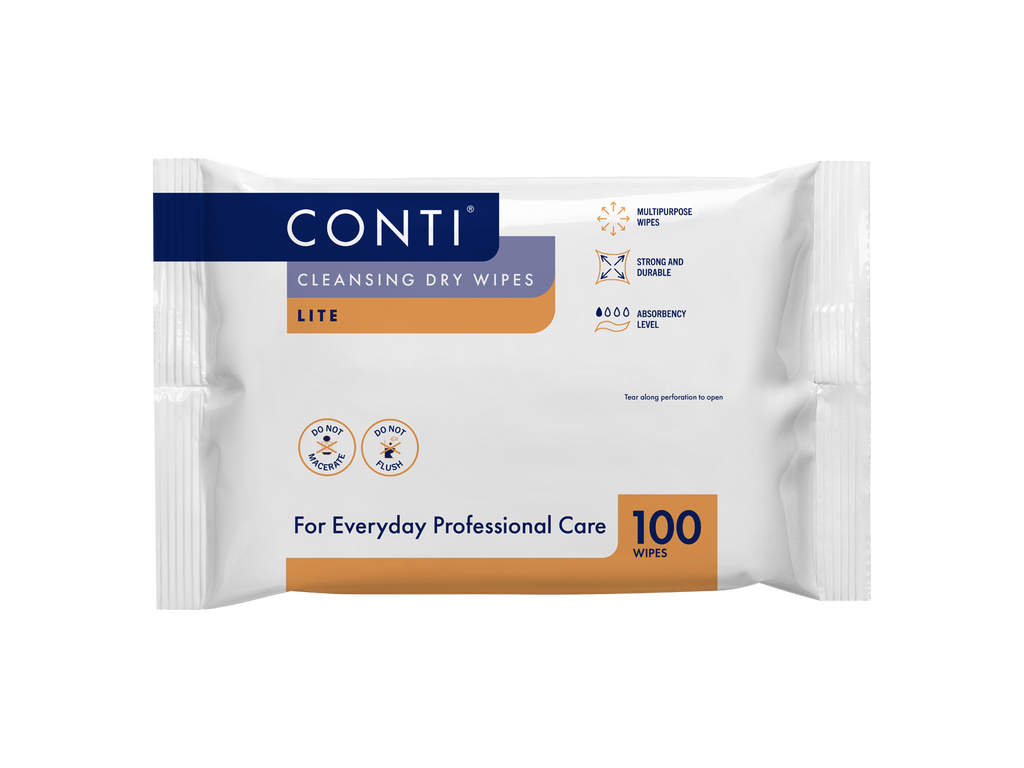 Conti Cleansing Dry Wipes Lite Confezione piccola da 100